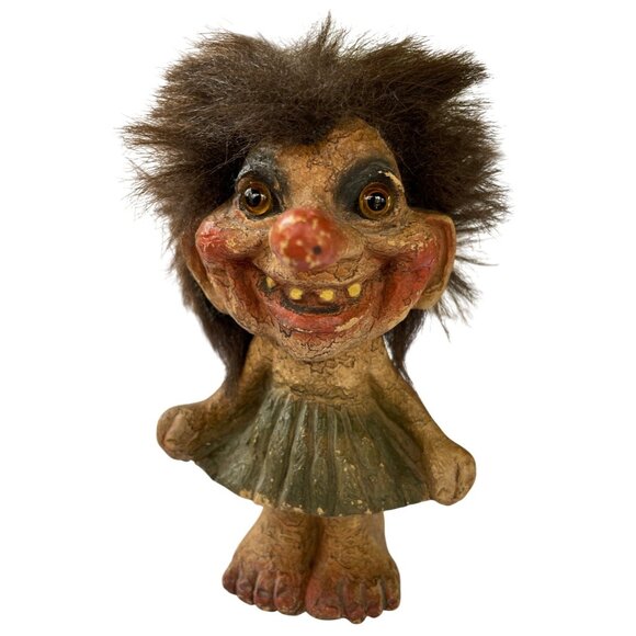 Vintage Norwegian Nyform Troll Doll Figurine Handmade in Norway - Picture 13 of 15